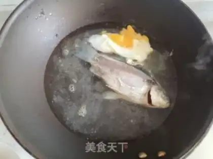 Make Squids with egg soup step 4