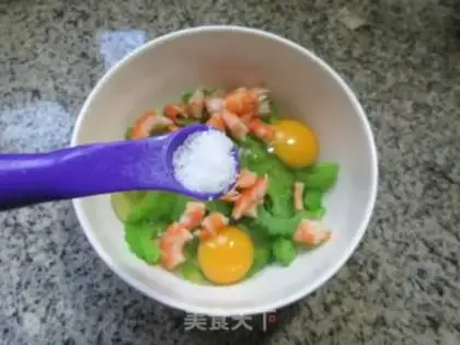 Make Shrimp-dry-dried eggs step 7