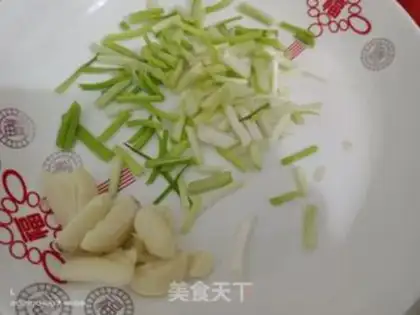 Make Garlic tofu step 1