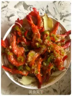 Make A fan of garlic shrimp step 5