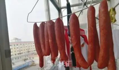 Make Black pepper beef roast sausage step 8