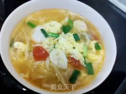 Make Tomato egg paste step 11