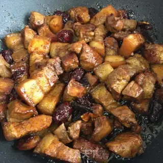 Make Red tea dates, red meat step 9