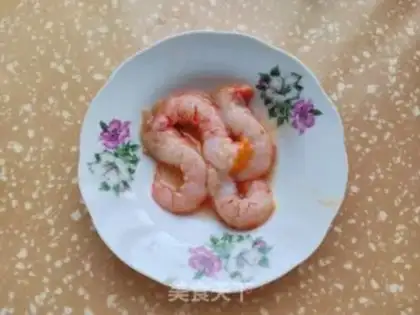 Make Red shrimp egg sandwich step 1