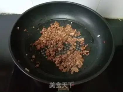 Make Meat sauce and rice powder step 4