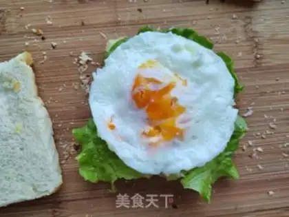 Make Red shrimp egg sandwich step 6