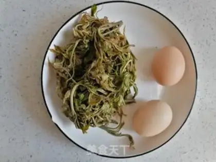 Make Egg frying fragrance step 0