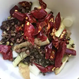 Make Spicy black fish tofu step 0