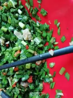Make The rice dumplings step 0