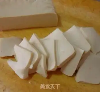 Make Cream pepper fried tofu step 1