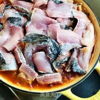 Make Spicy black fish tofu step 8