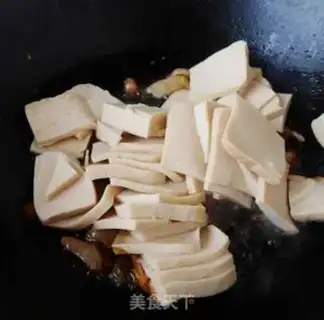 Make Cream pepper fried tofu step 5