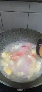 Make Qi-soon egg and tomato soup step 7
