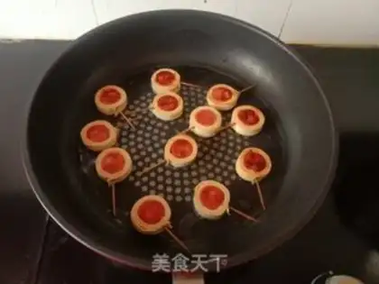 Make A thousand ham and sausage rolls step 5