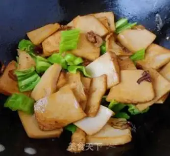 Make Cream pepper fried tofu step 7