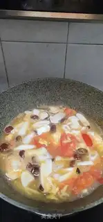 Make Qi-soon egg and tomato soup step 8