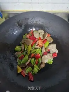 Make Twin pepper beef balls step 2
