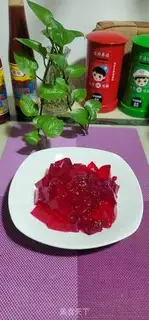 Make Flamingo ice powder step 11