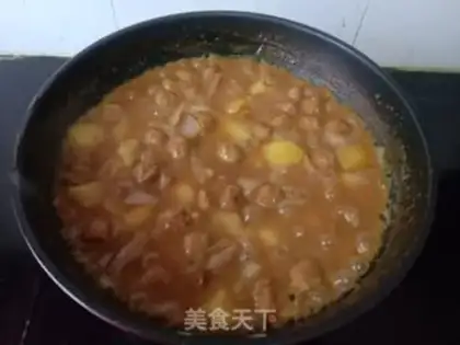 Make Curry potatoes step 9