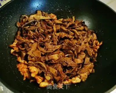 Make The meatloaf burns the mushrooms step 6