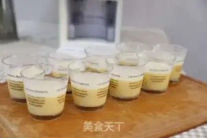 Make Mango beans cream pudding step 6