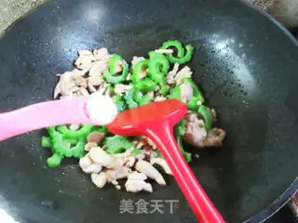 Make Scrambled chicken step 9