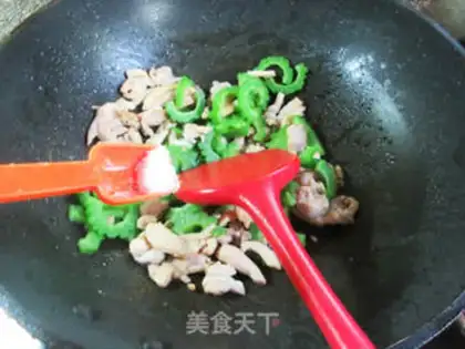 Make Scrambled chicken step 10
