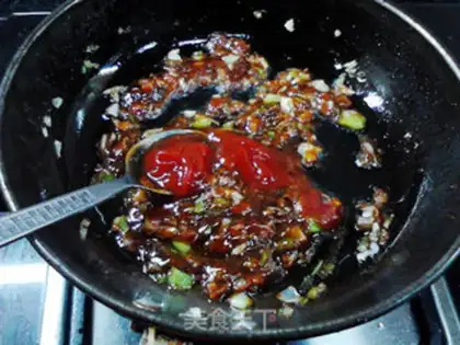 Make Sesame sauce pancakes step 7
