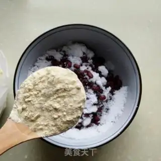 Make Red bean cake step 2