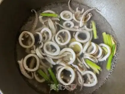 Make Spicy squid step 3