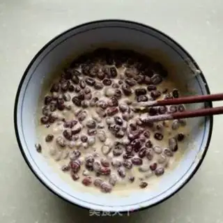 Make Red bean cake step 4