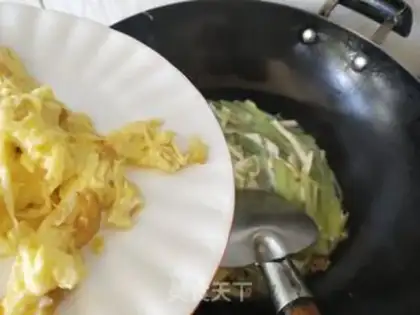 Make Double fried eggs step 10