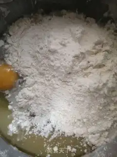 Make Plum bread step 1