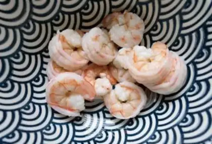 Make Shrimp-mute-mute-poo-ball fan soup step 2