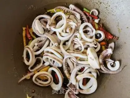 Make Spicy squid step 10