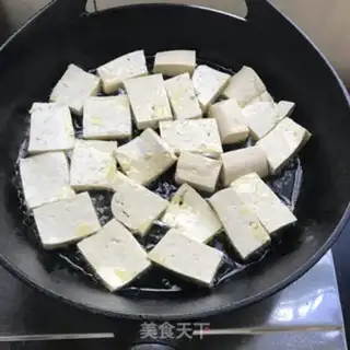 Make Mother-in-law, tofu step 1