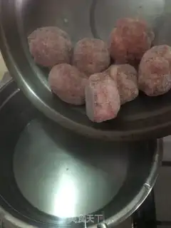 Make ♪ Purple meatball soup ♪ step 2