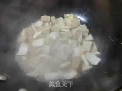Make Frozen tofu cabbage step 5