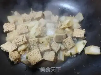 Make Frozen tofu cabbage step 6