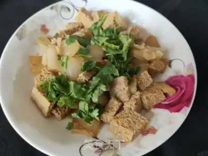 Make Frozen tofu cabbage step 7