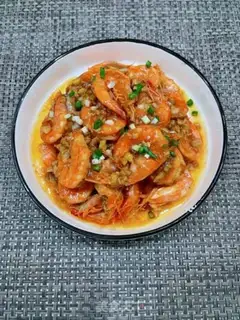 Make Garlic shrimp step 14