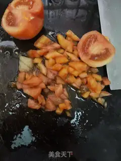Make Tomato sauce noodles step 1