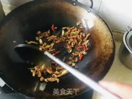Make Garlic fried meat step 5