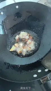 Make Sugar vinegar chop mushrooms step 3