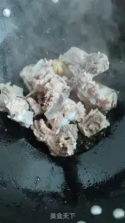 Make Sugar vinegar chop mushrooms step 4