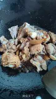 Make Sugar vinegar chop mushrooms step 5