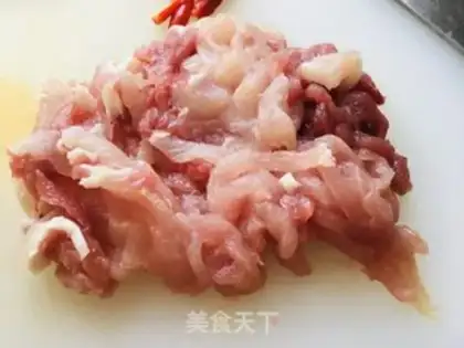 Make Blue fried meat step 1