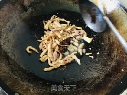 Make Blue fried meat step 3