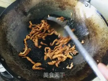 Make Blue fried meat step 4