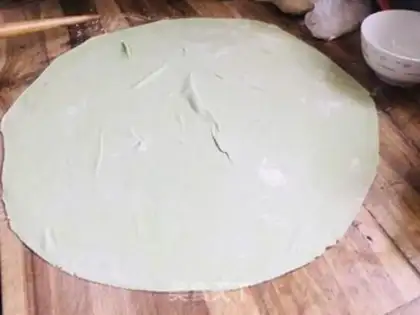 Make Garlic spinach noodles step 3